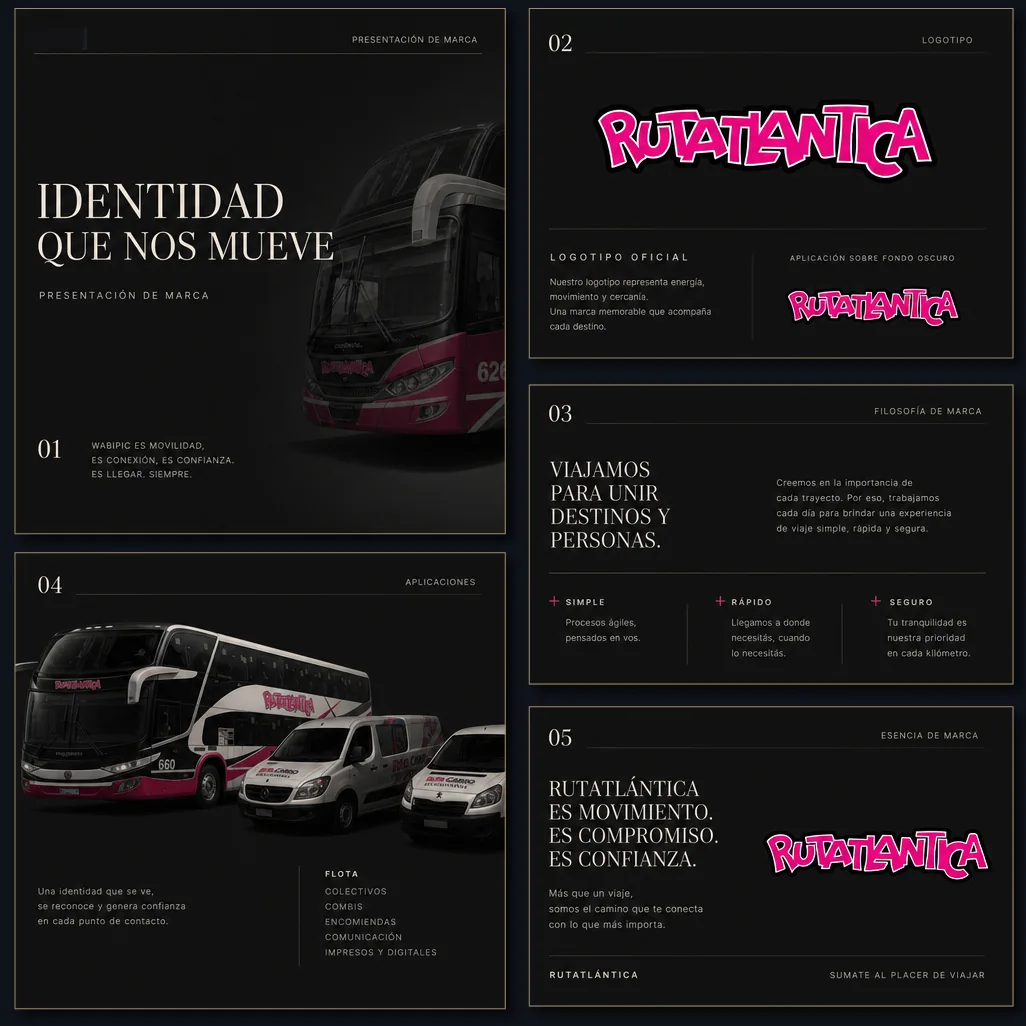 Presentación de la identidad de marca de Rutatlántica